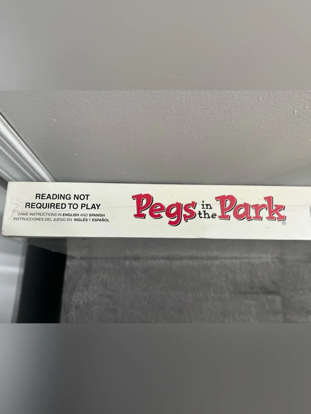 Pegs in the Park Kids Vintage Counting Game - Colorful Board Game
